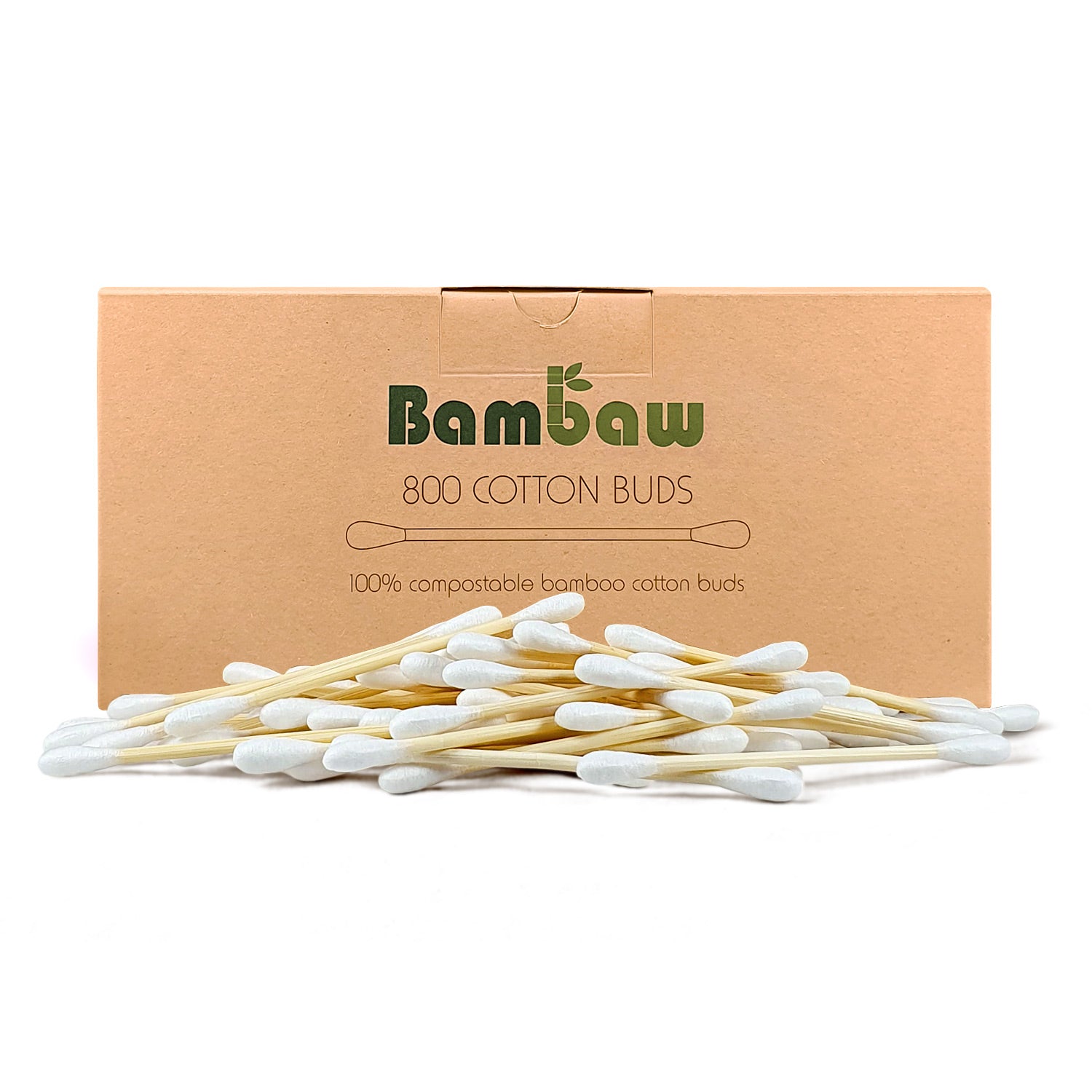 Bambus Wattestäbchen