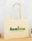 Bambaw Tragetasche | 100 % Bio-Baumwolle | GOTS-zertifiziert | Bedruckt in Frankreich