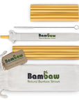 Bambusstrohhalme