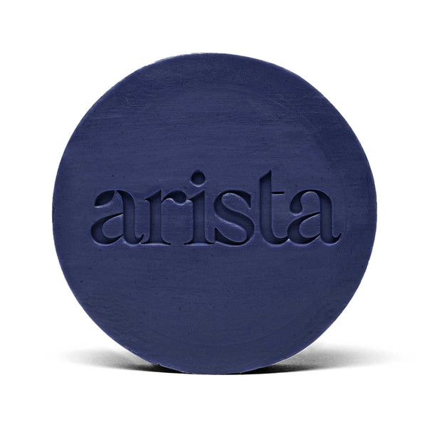 Lila Shampoo-Seifenstück