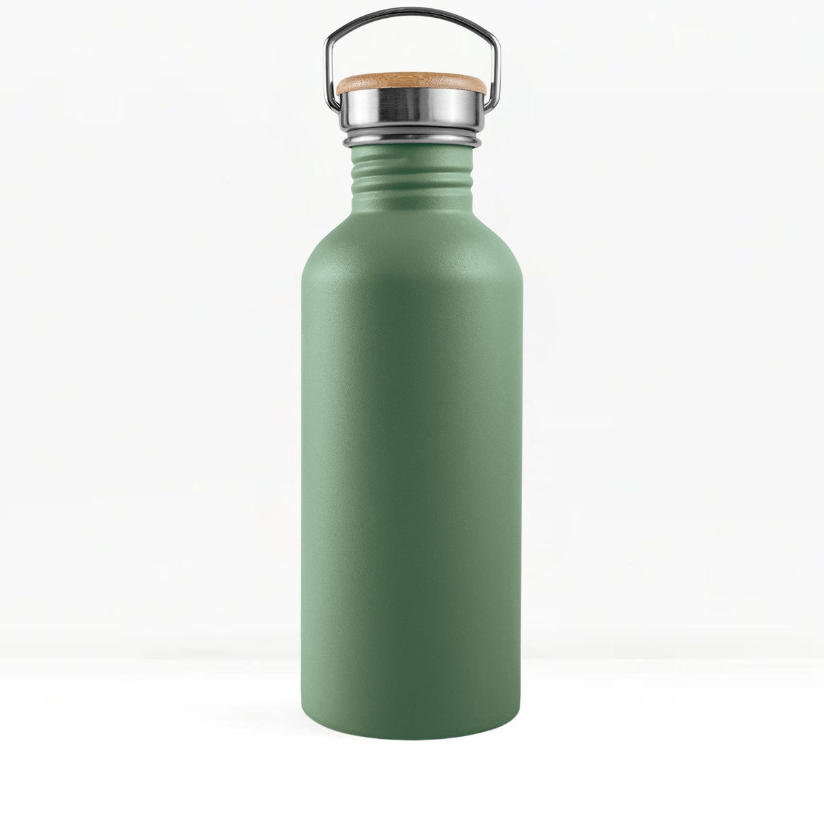 Wiederverwendbare Flasche Edelstahl | Salbeigrün | 1L