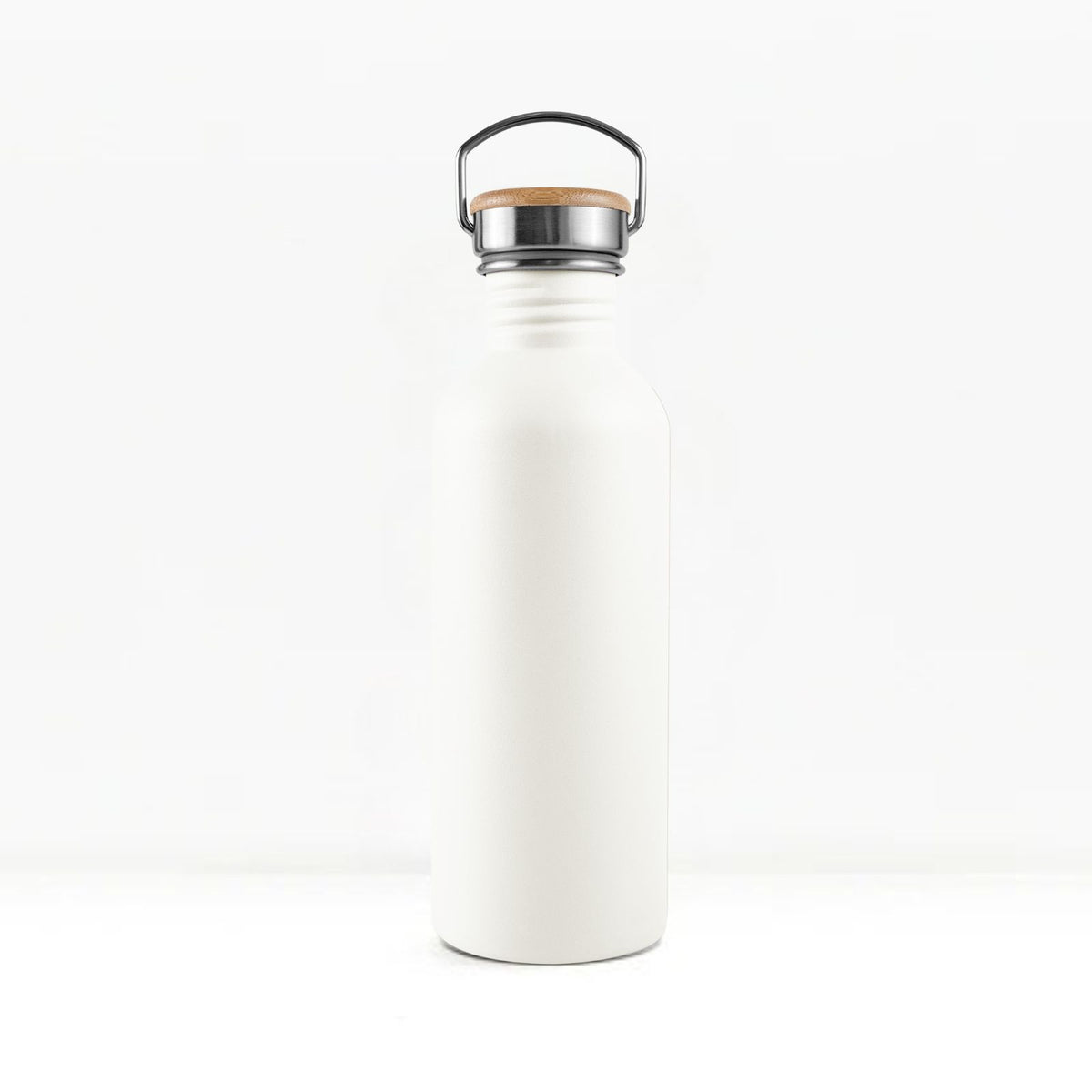 Wiederverwendbare Flasche Edelstahl | Polarweiß | 500ml