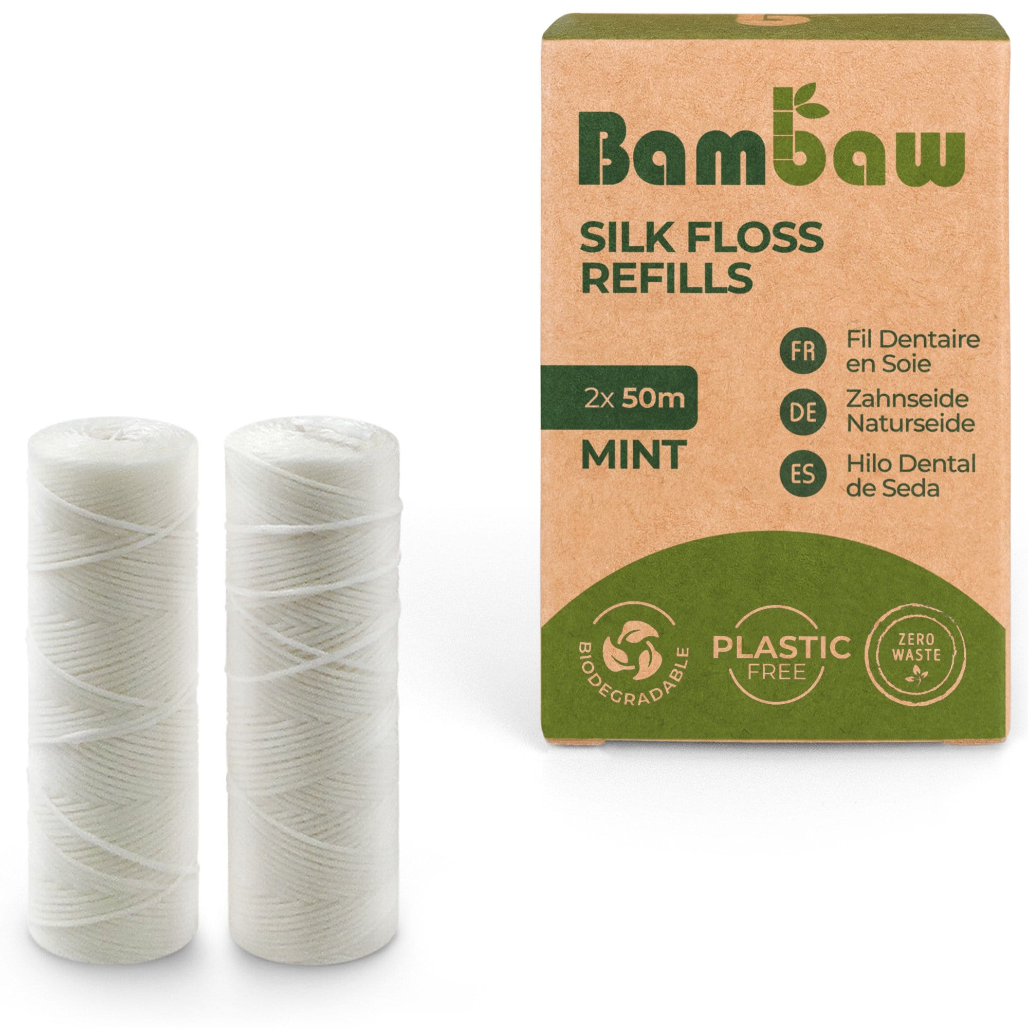 Zahnseide aus Naturseide – Bambaw